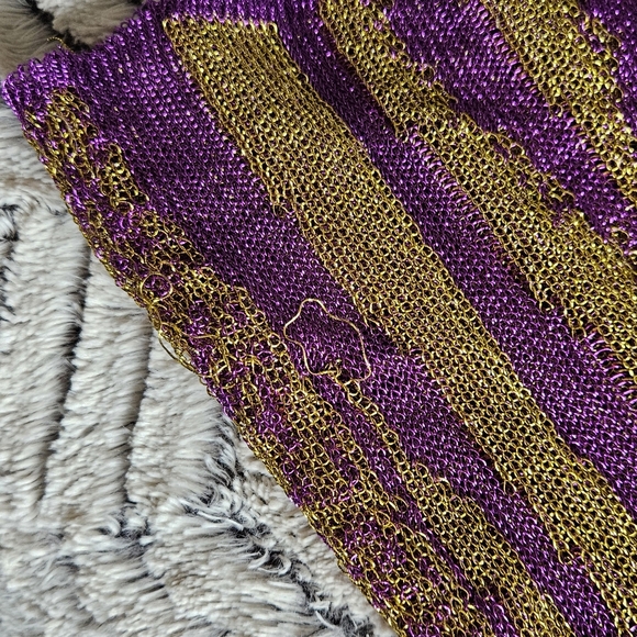 Dress Leila Crochet Maxi Dress - Purple/combo - Picture 8 of 10